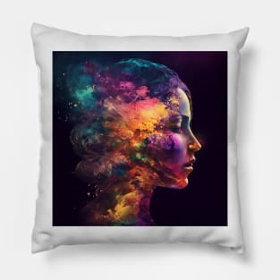 Living Life in Colour Series - Faded Lady Pillow