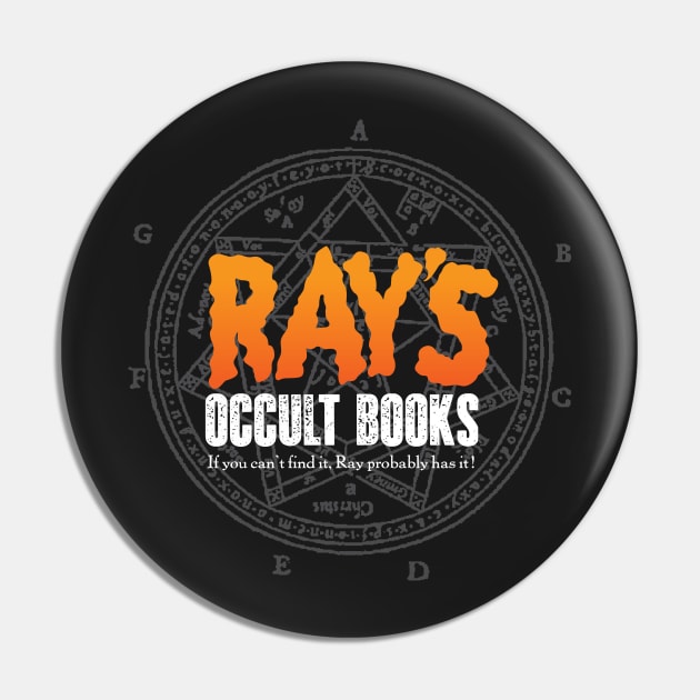 Rays Occult Books Pin by MindsparkCreative