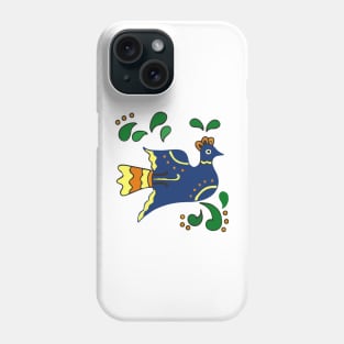 Talavera Blue Dove Phone Case