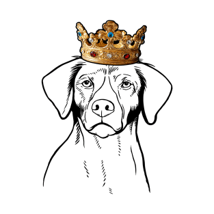 Brittany Dog King Queen Wearing Crown T-Shirt