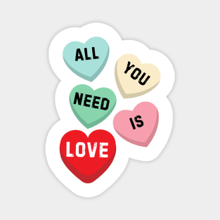 Candy Hearts Magnet