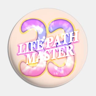 Life Path Master Number 33 Pin