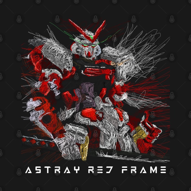 Astray Red on Scribble by CoretanVector