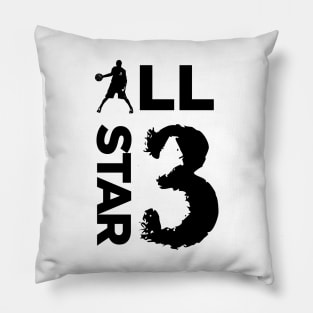 All Star Gear | Black and White Pillow