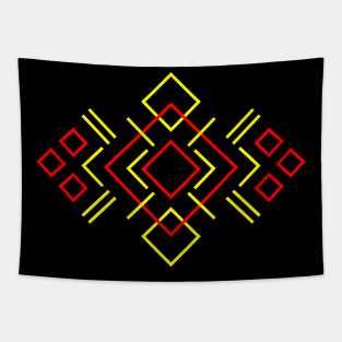 Abstract Background - Red Yellow Tapestry