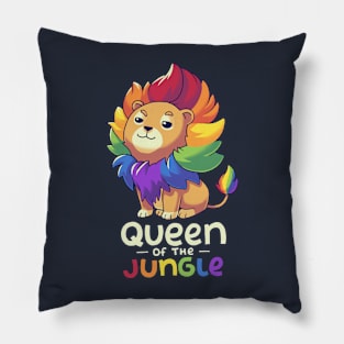 Queen of the Jungle // LGBT Pride Pillow