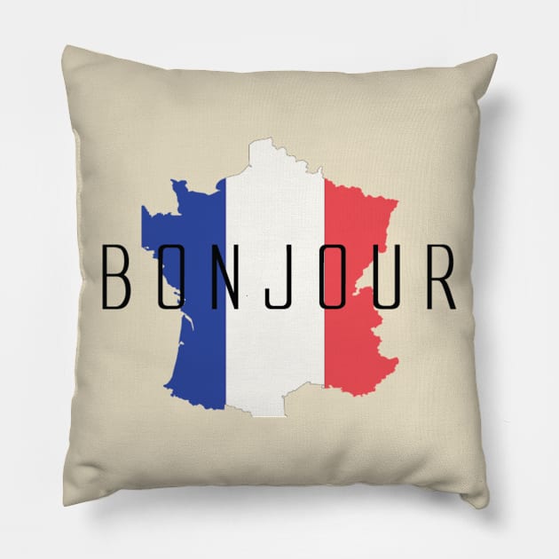 Bonjour Pillow by peppielavista