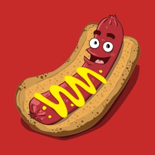 Hot Diggity Dog - with Mustard T-Shirt