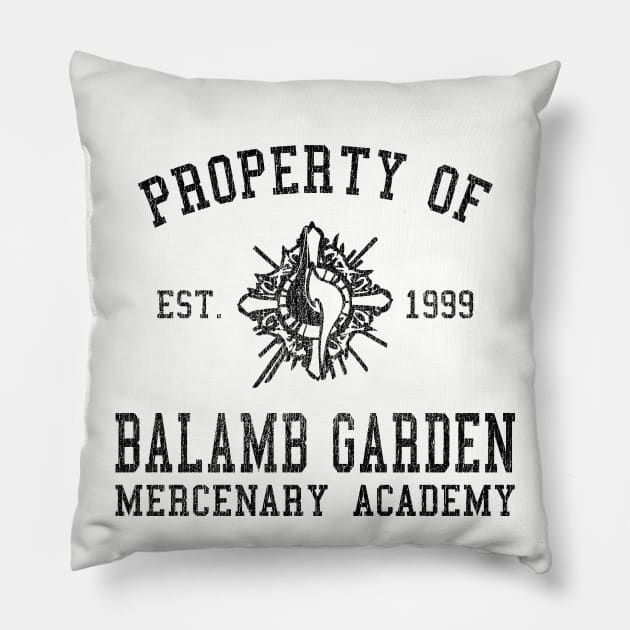 Property of Balamb Garden Pillow by Lionheartly