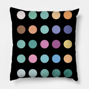 Sunbaked mint color palettes Pillow