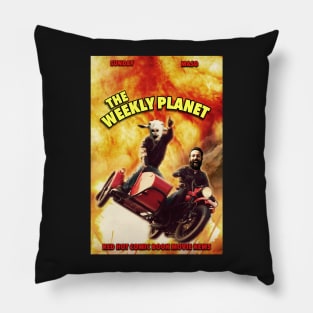 The Weekly Planet Motorcycle Escape Pillow