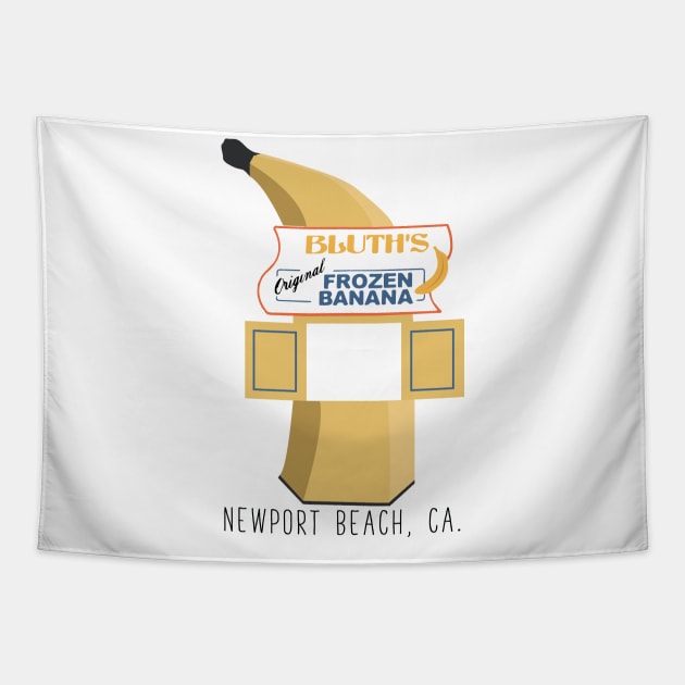 Bluth's Frozen Banana Stand Tapestry by mariansar