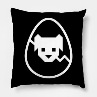 Dog in the egg, Dog lover, Funny Dog Pillow