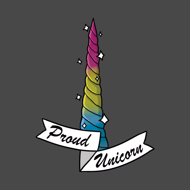 Proud Unicorn - Pansexual by Katminusesshop