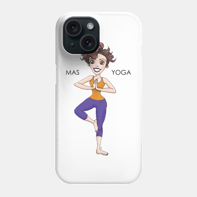 MAS YOGA Phone Case by danpaul