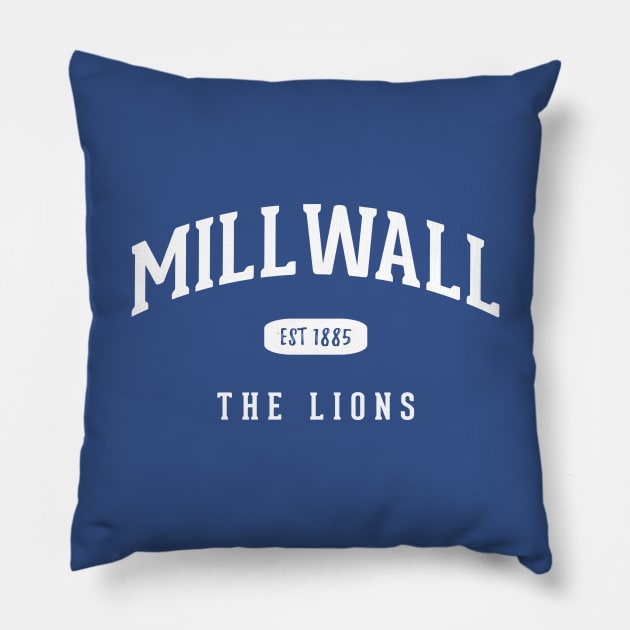 Millwall FC Pillow by CulturedVisuals
