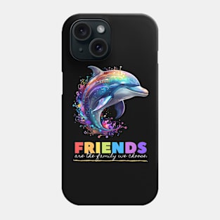 Ethereal Multicolored Dolphin Phone Case