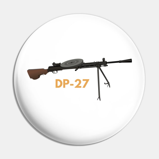 Soviet WW2 Degtyaryov DP-27 Machine Gun Pin by NorseTech