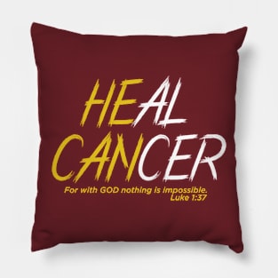 He can heal cancer! Pillow