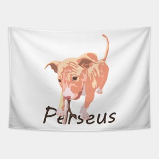 Cute Dog Perseus Tapestry