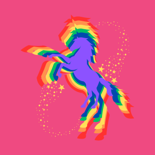 Rainbow Horses T-Shirt