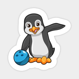 Penguin Bowling Bowling ball Magnet