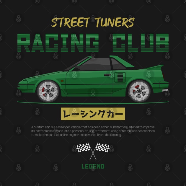 Tuner Green MR 2 MK1 JDM by GoldenTuners