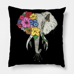 Elephant Color Pillow