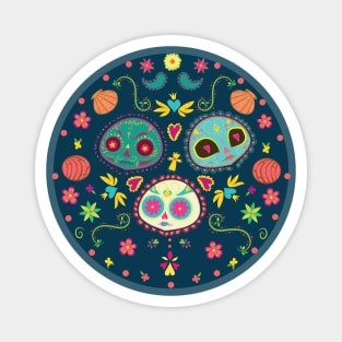 Sugar Skulls Magnet