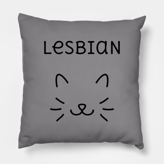 Meow Pillow by For Lesbians, By Lesbians
