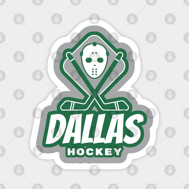 Dallas stars Hockey Magnet by BVHstudio