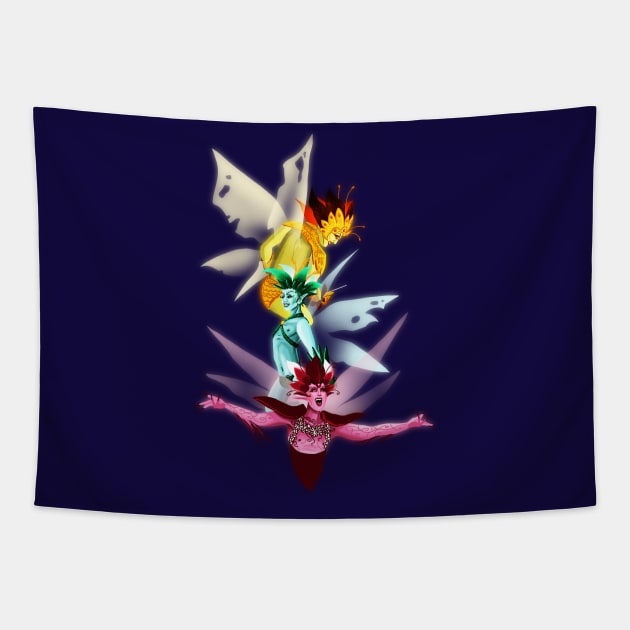 Fairy drag Tapestry by JonasEmanuel