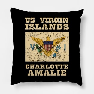 Flag of US Virgin Islands Pillow