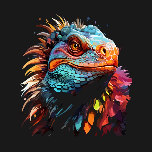 Iguana Rainbow by JH Mart