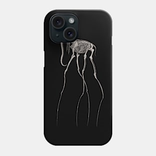 Skeleton Dali's Elephant Phone Case