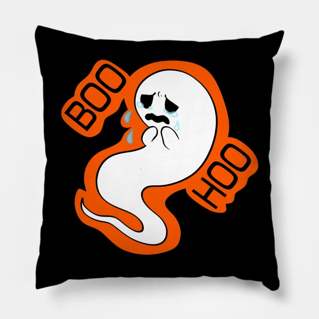 BOO HOO Pillow by Ashe Cloud