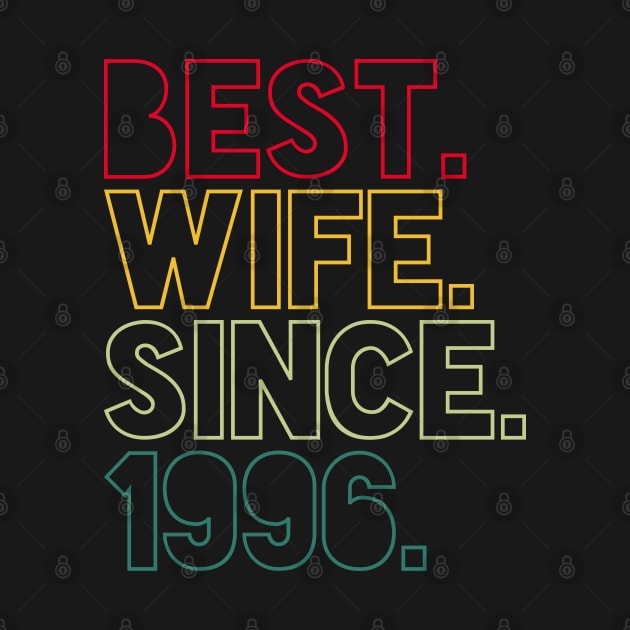 Best Wife Since 1996 - Funny 26th wedding anniversary gift for her by PlusAdore