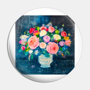 Bouquet of flowers in a vase Pin