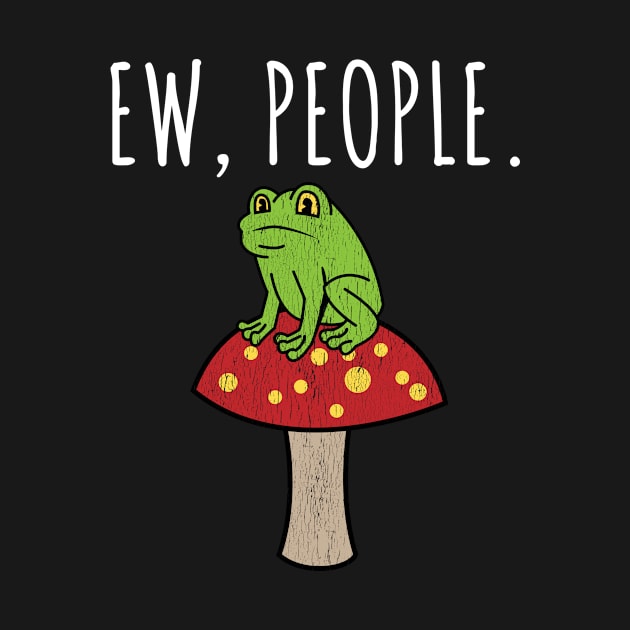 Ew People Cottagecore Frog Mushroom by divawaddle