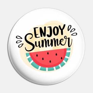 Enjoy Summer Pin