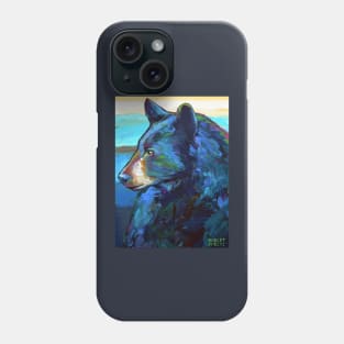 Mountain BLACK BEAR by Robert Phelps Phone Case