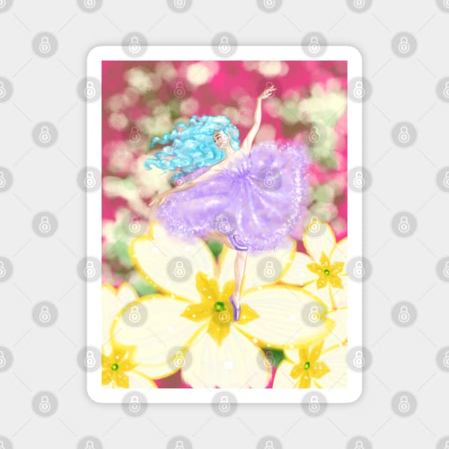 Thumbelina Magnet by amadeuxway