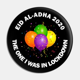 Happy Eid Mubarak 2020 Al-Adha Quarantine Lockdown Social Distancing Qurbani Udhiyah Funny Gift Pin