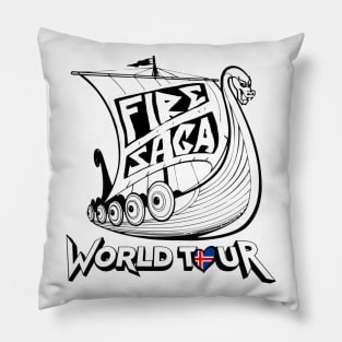 Fire Saga World Tour T-Shirt - White Pillow