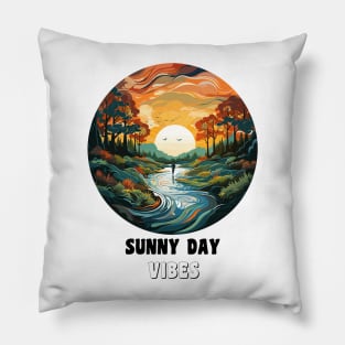 Sunny Day Vibes Pillow