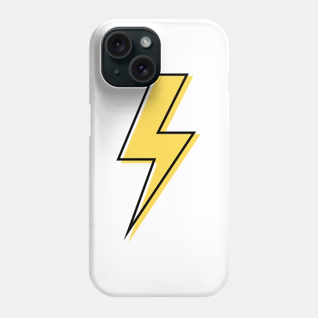 Yellow Flash Phone Case by lukassfr