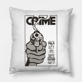 Crime Gun Band Pillow