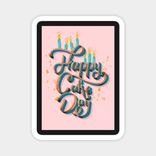 Happy Cake Day Birthday Card Magnet