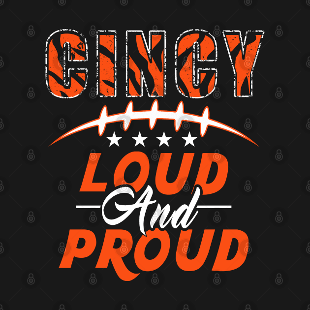 Cincinnati Football Proud Fan by FFFM