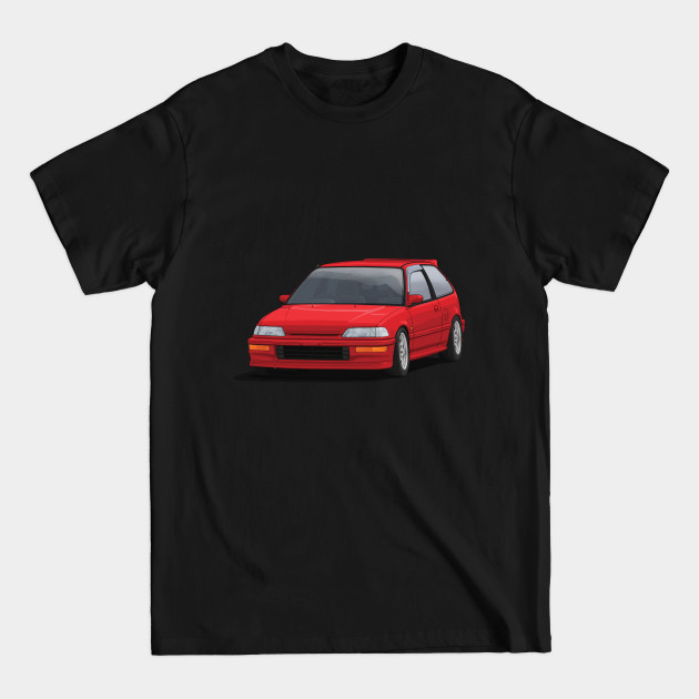 Disover Civic EF hatch Red - Civic - T-Shirt